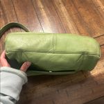 Stone Mountain Green Leather Shoulder Bag Photo 3