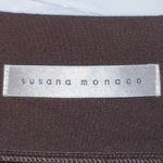 Susana Monaco Susana‎ Monaco Deep Chocolate Lycra Knit Mini Skirt Photo 5