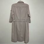 Ambiance Apparel Light Tan Shirt Dress Size 10 Photo 11