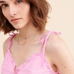 Lost + Wander Bubblegum Pink Ruffle Top Photo 2