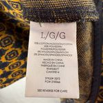 CAbi Kensington Knit Medallion Blazer Skirt Suit Set in Mustard Navy Size Large Photo 5