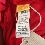 Agua Bendita NWT  x REVOLVE Romina Bikini Top Red Puff Sleeve Size Medium Photo 5