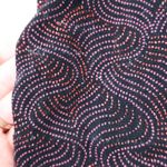 XScape  Y2K Slinky Black Red Glitter Swirls Tank Top Retro 80s 90s Holiday‎ Sz M Photo 5