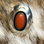 Sterling Silver Orange  Ring Photo 0