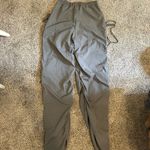 Gray Track Pants with Articulated Knees and Durable Fabric Photo 1