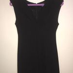 Dress Classic Little Black Dress LBD by Chaps, Sz 6 EUC V Neck Ruffles Photo 0