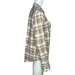 Royal Robbins Shirt Womens Large Green Purple Plaid Thermotech Flannel Heritage Photo 1