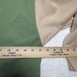 ZARA Disney Womens Mickey Mouse Hoodie Size L Green Beige Colorblock Novelty Photo 4