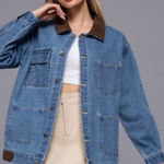 Active USA denim shirt jacket. S Photo 0