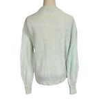 Everlane Alpaca Crew Sweater Oversized Airy Knit Balloon Sleeves in Mint Green Photo 9