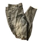 Maurice's  Plus Size High Rise Ripped Skinny Frayed Hem Jeans Photo 4