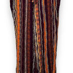 NWT LILI Sport Women Striped Wide Leg Pants Black/Orange Size 1X Vacation Party Orange Photo 0