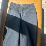 Esprit Jeans High Waist Mom Jeans Distressed Hem Black Denim Size 9/10 Photo 3