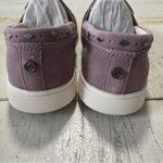 Spenco Santa Barbara Rivet NEW size 5.5 Elderberry Suede Sip On Loafer Sneaker Purple Photo 2