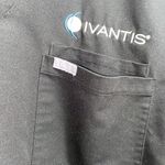 FIGS  xxl shirt black double pocket v‎ neck technical collection embroidery Photo 1