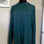 Chico's  3 Women’s Deep Teal Long Sleeve Top with Button Accents Casual Photo 0