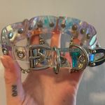 iHeartRaves Holographic Iridescent Rainbow PVC Choker Photo 2