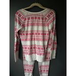 Victoria's Secret Women's Pajama Set with Red and White Pattern Photo 2