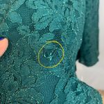 City Triangles Emerald Green Lace Floor-Length Formal Gown Size 16 Evening Dress Photo 8