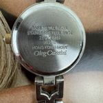 Vintage Oleg Cassini Silver & Gold Tone Watch *Needs Battery* Photo 9
