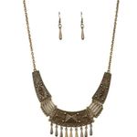 Paparazzi Steer it Up Brass Necklace (97) Photo 1