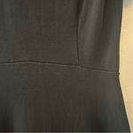 Loft black short sleeve basic dress with ruched sleeves and circle skirt small Photo 7