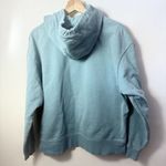 Nike Hoodie Womens Medium Light Teal NSW Center Swoosh Pull Over Fleece Photo 2