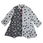 Ali Miles Womens M Tunic Blouse Top Geometric Lagenlook Black Size M Photo 1