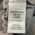 Barefoot Dreams  Luxe Milk Jersey Piped Pajama Top Women's Size Large Gray Modal Photo 4