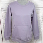 Mondetta  Crew Neck Front Pocket Sweatshirt Lavender Purple Medium Photo 0