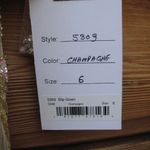 Mac Duggal  5309 Womens CHAMPAGNE STRAPPY BACK BEADED GOWN Dress Photo 13