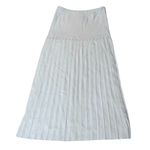 New Vintage Signature Separates Cream Pleated MIDI Skirt size Medium Photo 1