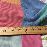 The Eagle’s Eye vintage women’s size large 90’s color block button front sweater Pink Photo 3