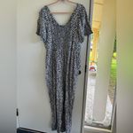 Old Navy ditsy floral jumpsuit boho wide leg puff sleeve Photo 1