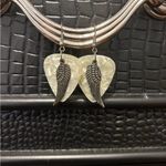 Guitar pick angels wing earrings Photo 1