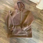 Madewell teddy bear sweatshirt with hood Photo 1