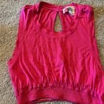 Free People  Beach Morningside Crop Tank Top Bright Pink Photo 3