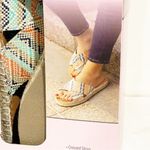 Serra  Size 7 Multi Color Slip on Slide Woven Sandal Flip Flop NEW Photo 1