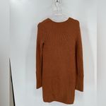 Something Navy  New‎ V-Neck Long Sleeve Sweater Dress Rust XS Photo 2