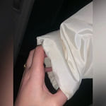 Oscar de la Renta Y2k  down feather long puffer fox fur jacket L winter holiday Photo 10