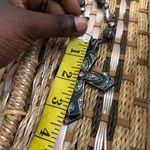 Y2K Whimsygoth Gothic Black silver multicolored beaded Large cross necklace pendant charm #boho #hippie #indie #whimsigoth #festival Photo 5