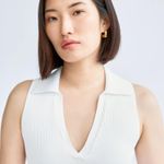 Aritzia Babaton Sculpt Knit Polo Top Photo 4