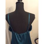 New NWT Green Mini Dress Fur Trim Spaghetti Straps Size XL Photo 4