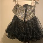 Grace Karin  Black and‎ Glittering Silver Dress Photo 1