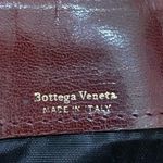 Bottega Veneta Vintage Made in Italy Bordeaux Leather Wristlet Pouch Bag Photo 12
