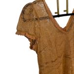 Scully New honey creek cap sleeve western wear Lace Butterscotch Tan Dress Brown Size M Photo 4