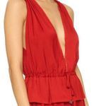 Bec & Bridge  Satin Ruby Romper  Photo 0