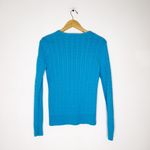 Lilly Pulitzer  Cable Knit Cotton Sweater – Women’s Size Small – Bright Blue Photo 1