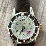 Glory Mystery Dial Rare Vintage Mechanical Ladies Watch Gold Dial Rotating Dial Photo 2