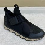 Sorel Women's Kinetic Knit Sneaker Scalloped Sole Stretch Straps Size 9 Photo 0